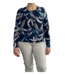 blouson bladeren blue