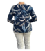 blouson bladeren blue