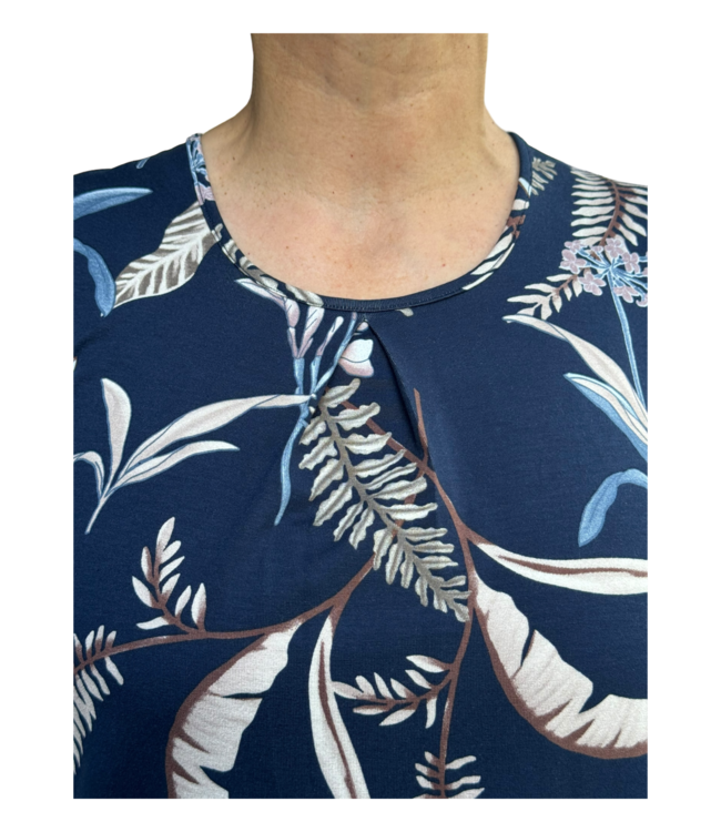 blouson bladeren blue