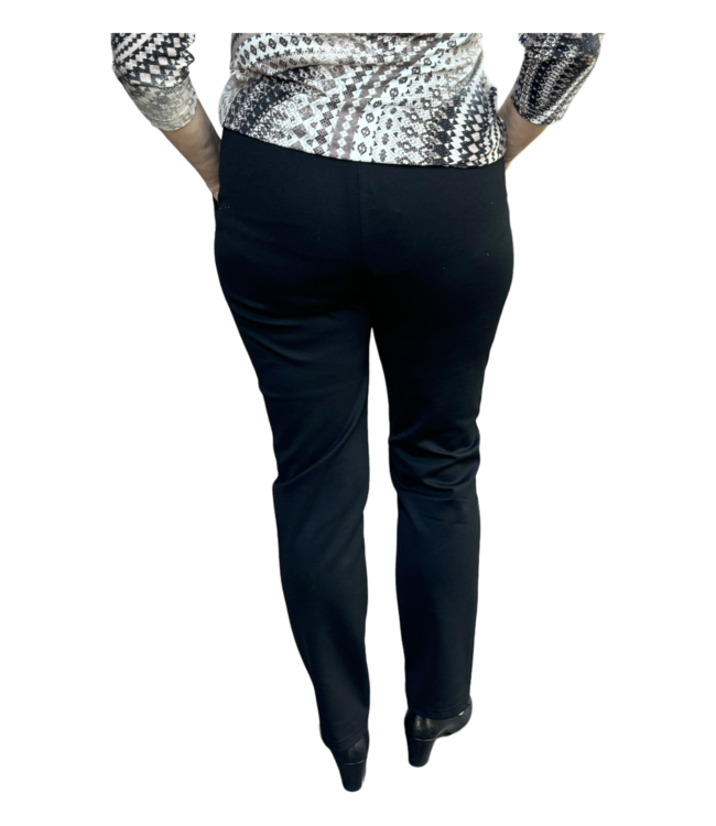 stretch broek jersey recht model