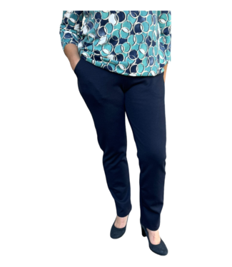 M.X.O. stretch broek jersey recht model M.X.O.