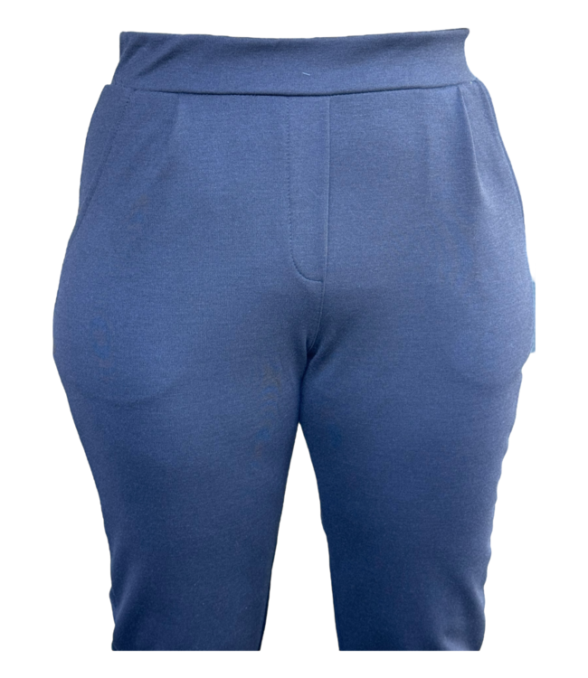 stretch broek jersey recht model