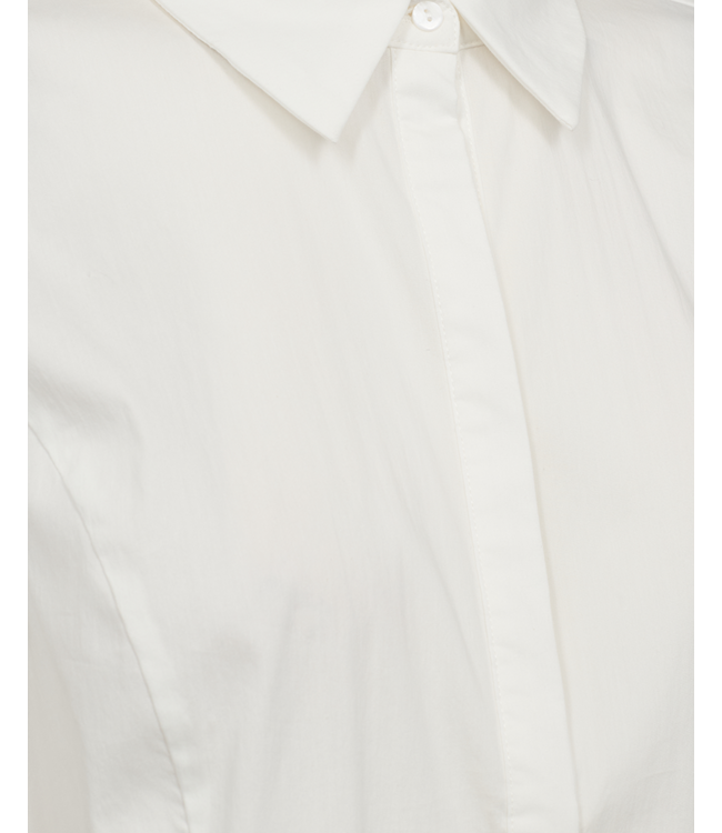 dames blouse met knopen offwhite"Oriana"