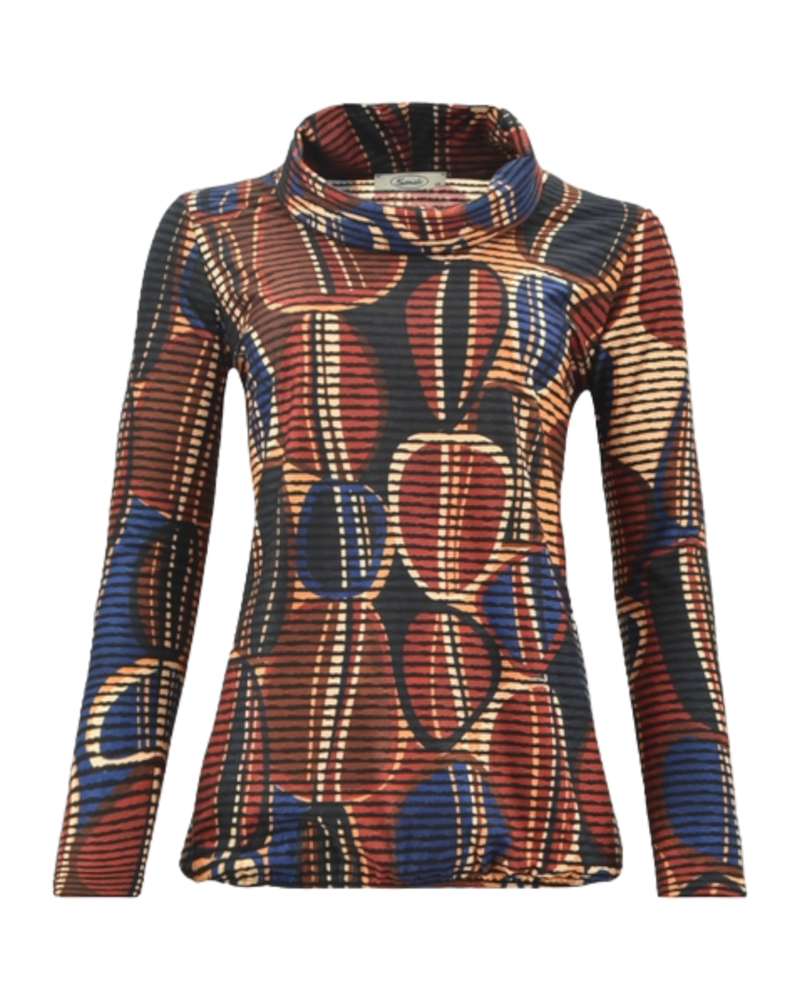 Sensia blouson pullover "lines" multicolor