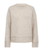 dames trui knopen zijkant beige "Mulle"