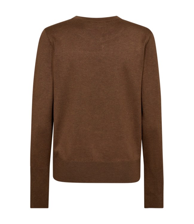 pullover lang manchet knopen goud "Katie"