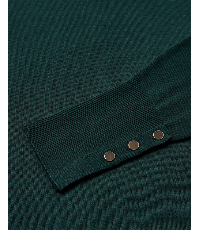 pullover lang manchet knopen goud "Katie"