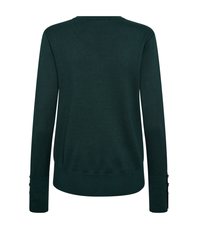 pullover lang manchet knopen goud "Katie"