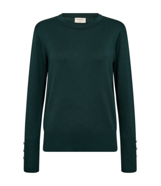 FreeQuent pullover lang manchet knopen goud "Katie"