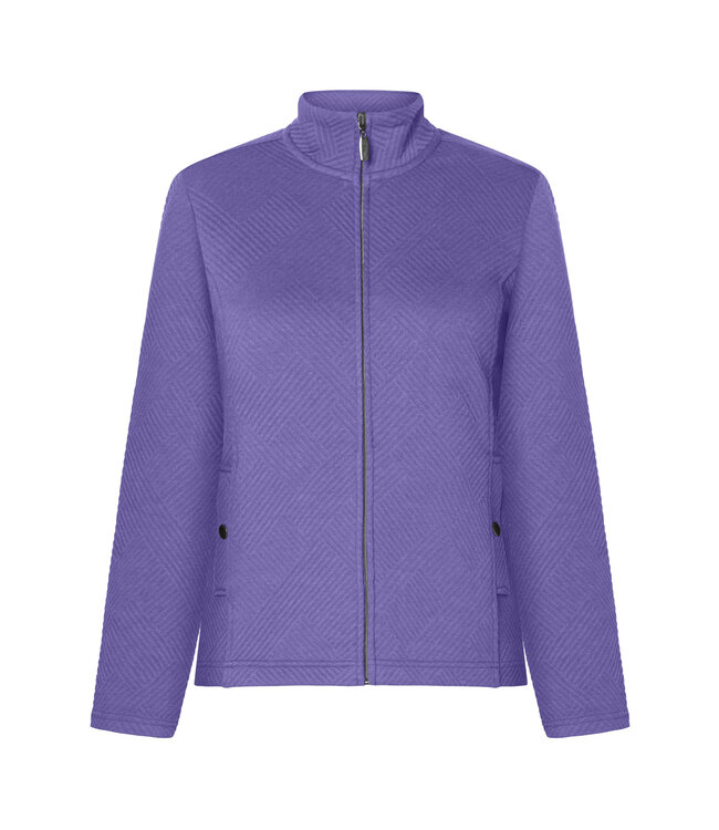 vest jasje met ritssluiting lila