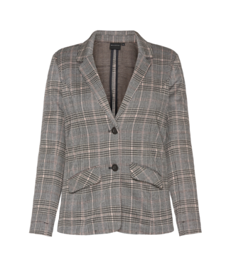 Brandtex. stretch blazer jasje dames blokprint Brandtex