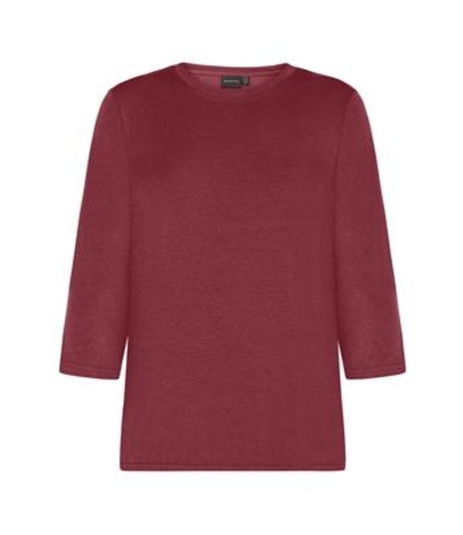 dames blouson effen 3/4 mouw