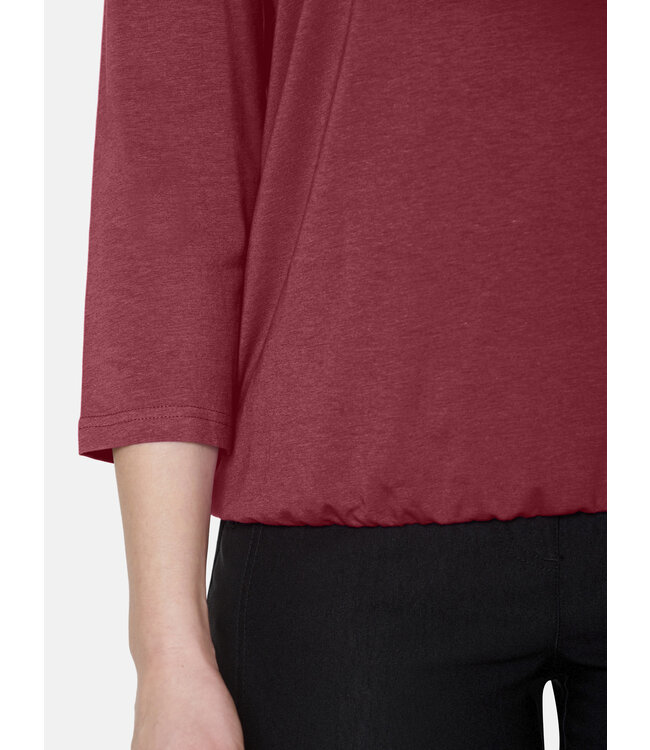 dames blouson effen 3/4 mouw