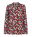 shirt met turtel en fantasy print koraal