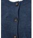 dames vest met knopen en kabel "Jazz" blauw