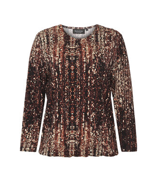 Signature blouson met elastiek "Party" bruin