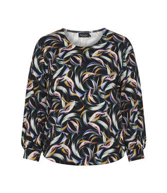 Signature blouson shirt met print multicolor