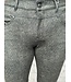 stretch broek raster print groen