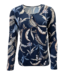 blouson bladeren blue