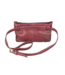 riem- en schoudertasje leer burgundy Bull & Hunt