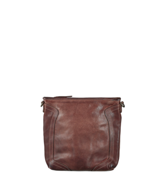 Bull & Hunt leren schoudertas dames Sienna cognac Bull & Hunt