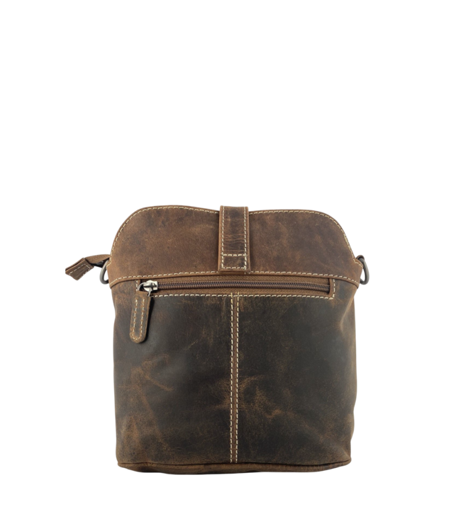 schoudertas dames buffelleer