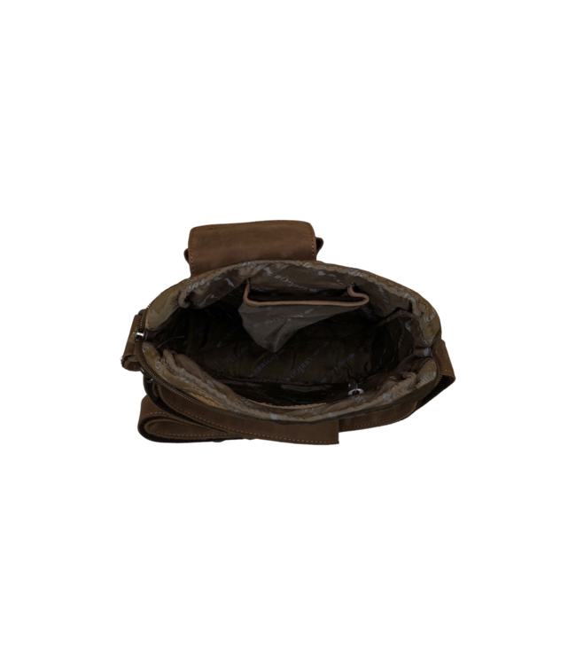 schoudertas buffelleer unisex nature