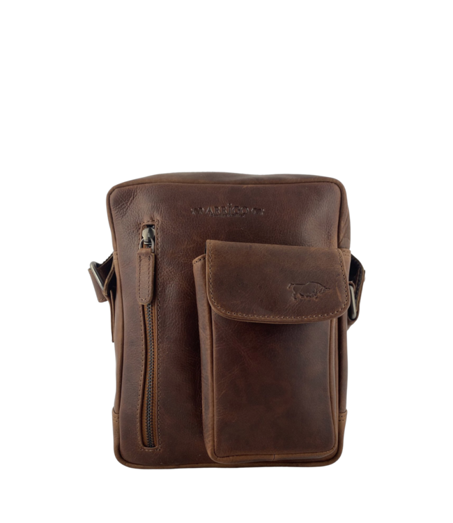 schoudertas buffelleer unisex nature