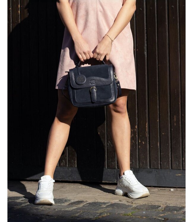 leren schoudertas dames Emilia (Satchel bag) Bellicci