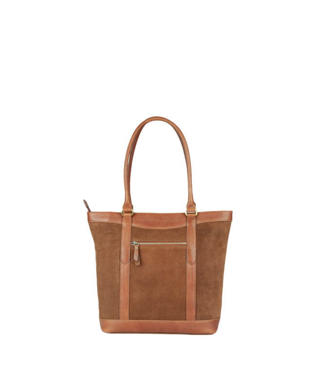 leren dames shopper Ember (suède) Bellicci