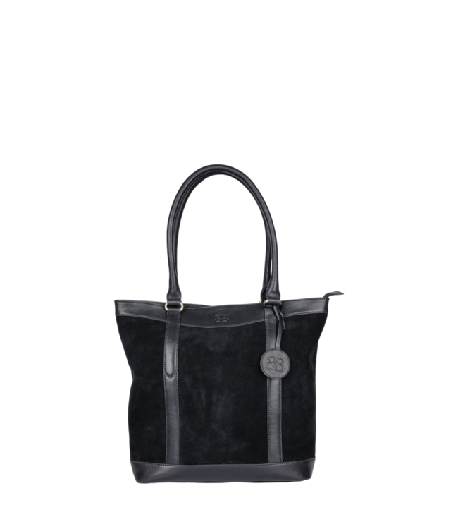 leren dames shopper Ember (suède)