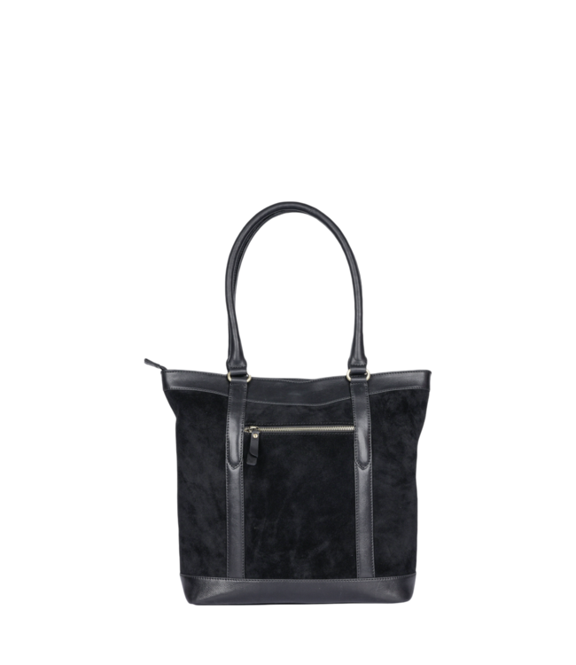 leren dames shopper Ember (suède)