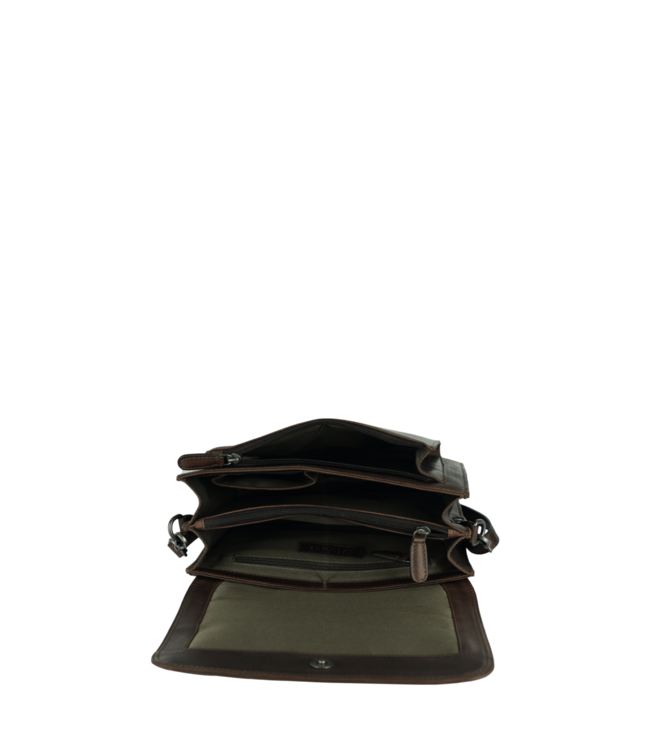 dames tas van leer met overslag Kiana