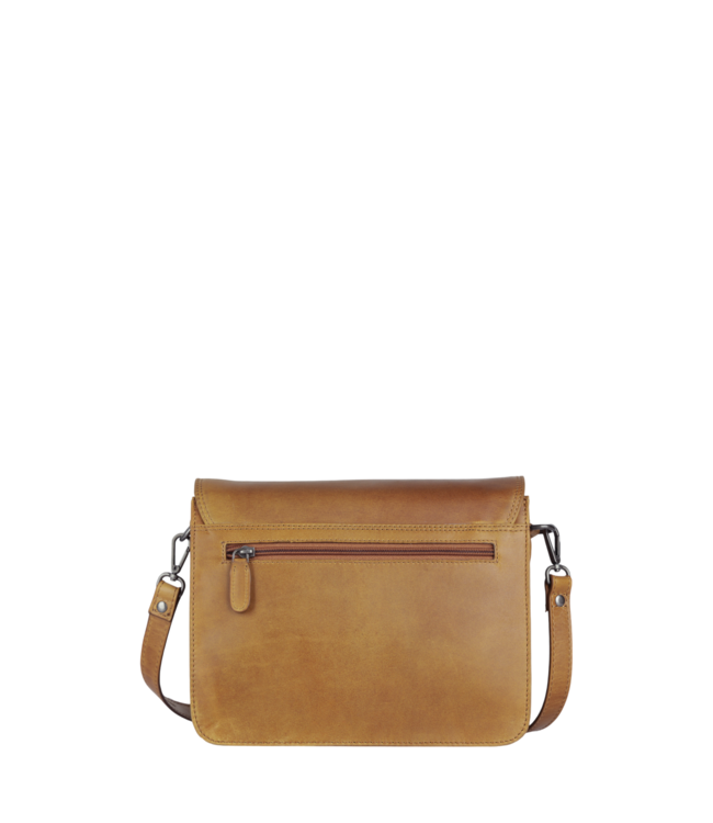 dames tas van leer met overslag Kiana