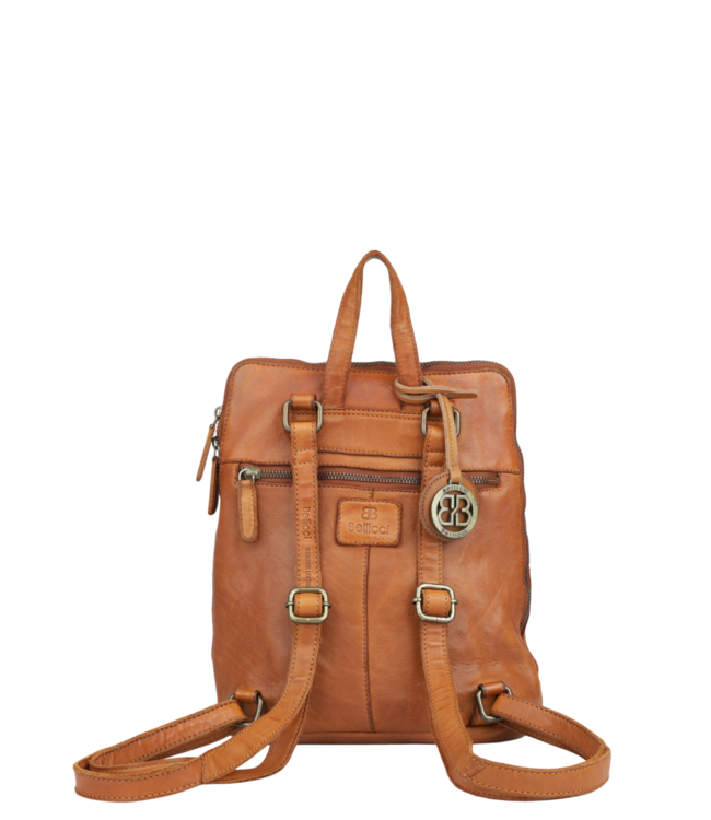 leren dames rugzak met ritssluiting Cheyenne