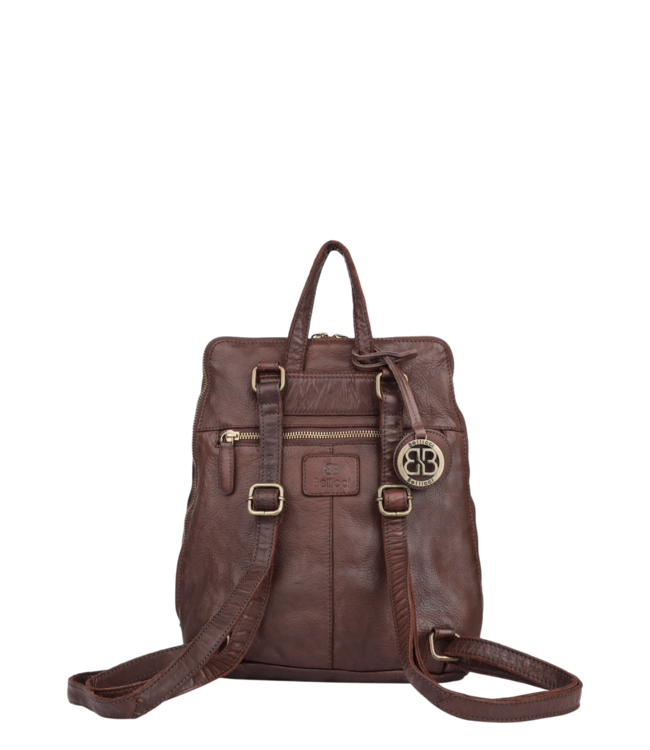 leren dames rugzak met ritssluiting Cheyenne