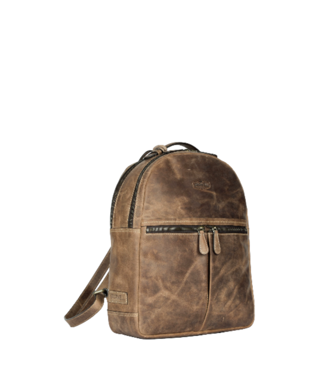 vintage buffel leren dames rugzak "Tory" Sparwell