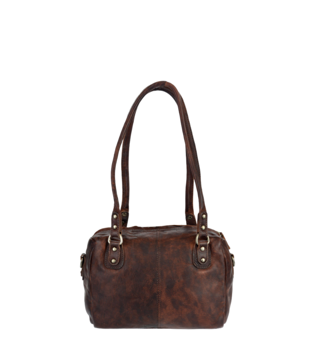 leren schoudertas dames met hengsel Ven Tomy