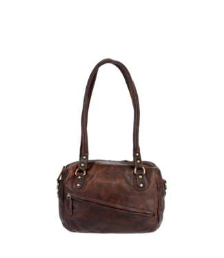 Ven Tomy leren schoudertas dames met hengsel Ven Tomy