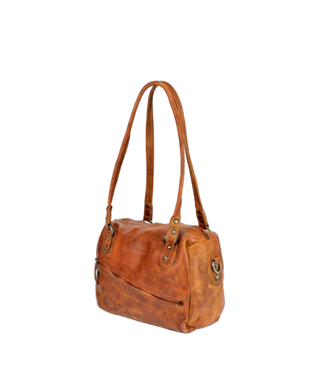 leren schoudertas dames met hengsel Ven Tomy