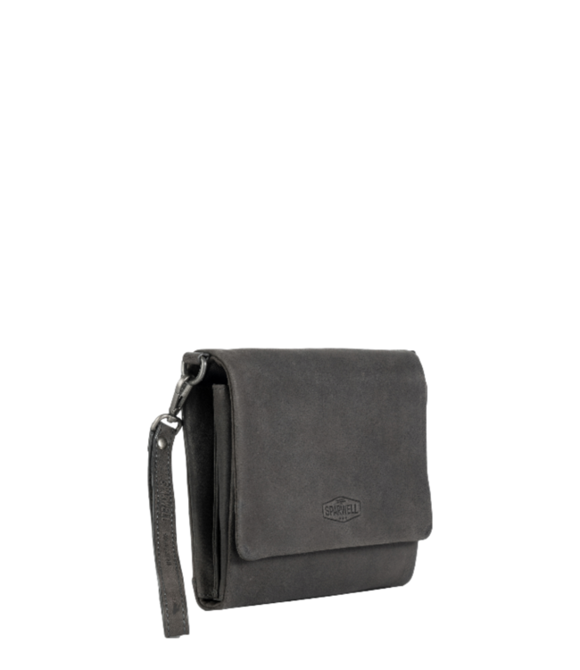 chique leren dames tas (clutch) "Adele" Sparwell