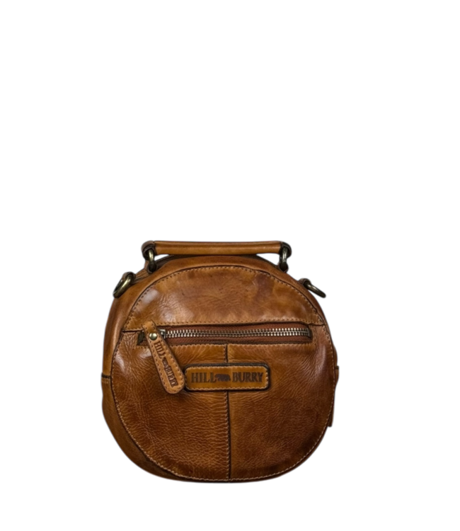 leren dames tas met studs rond