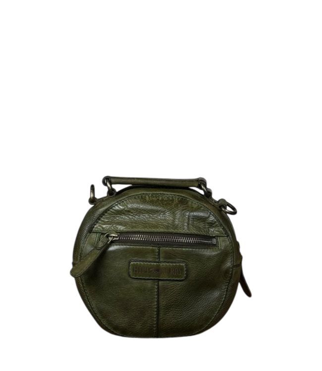 leren dames tas met studs rond