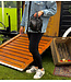 leren dames tas met studs rond