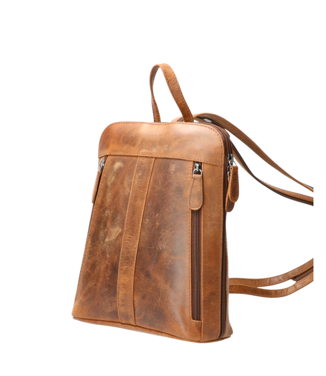 leren dames rugzakje hunter Leather Design