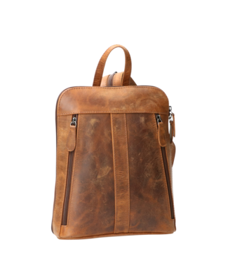 Leather Design leren dames rugzakje hunter Leather Design