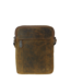 compacte leren schoudertas heren hunter- leer