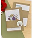 BLOOM "Your Message" Fairtrade gevouwen kaart - Flowers in vase (inclusief envelop)