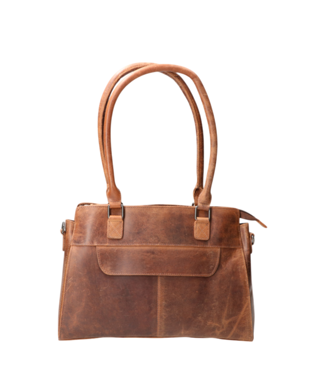 chique leren handtas & schoudertas hunter- leer Leather Design