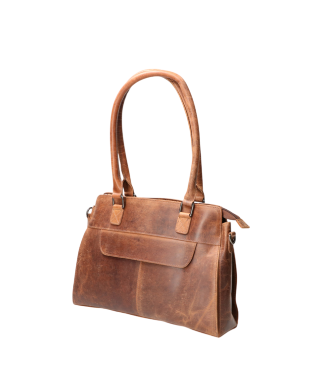 chique leren handtas & schoudertas hunter- leer Leather Design